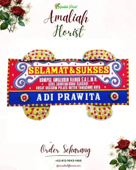 Papan Bunga Ucapan Selamat Way Jambu